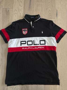 Polo Ralph Lauren Classic Fit Alpine Crest Colorblock Polo Shirt